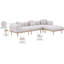 Canapé modulaire d'extérieur en oléfine de 106,5 po Madeleine-755193184