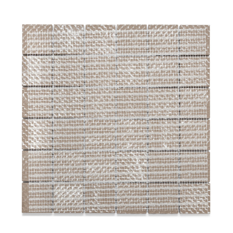 Carreau de mosaïque en porcelaine mate pour plancher et mur 2 po x 2 po Galleria Taj Mahal