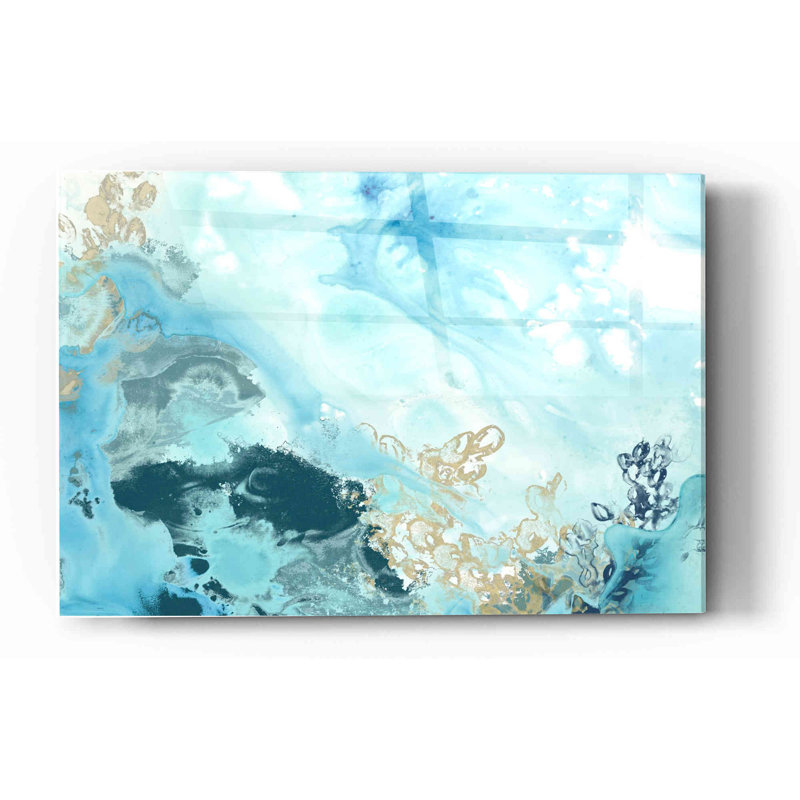 «Aqua Wave Form II» par June Erica, H 12 po x l 16 po