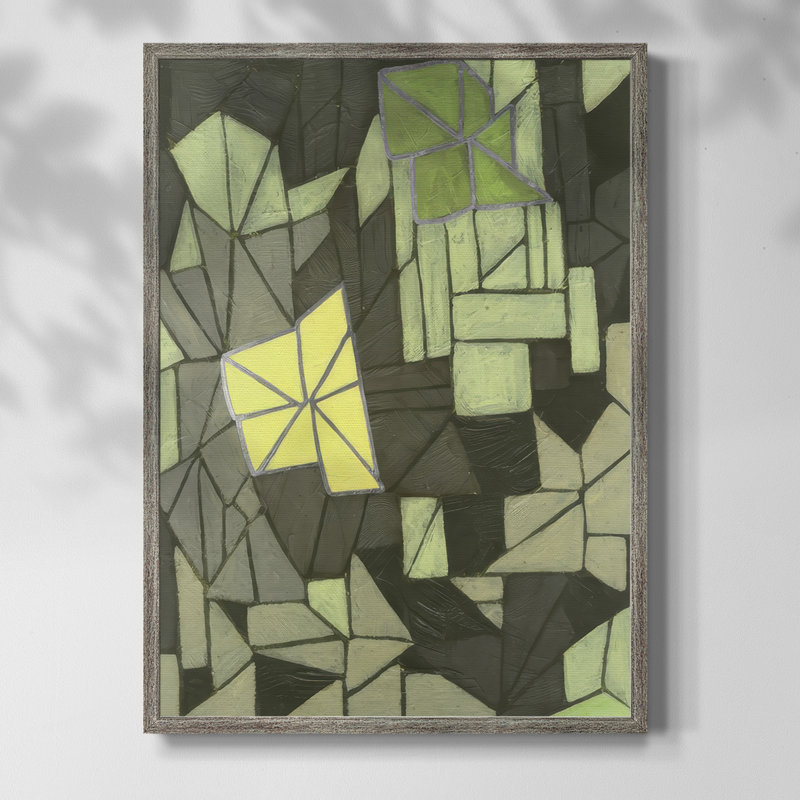 Cubic Prism I Framed Print - Solid Wood