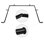 Hrishaan Adjustable Bay Window Single Curtain Rod