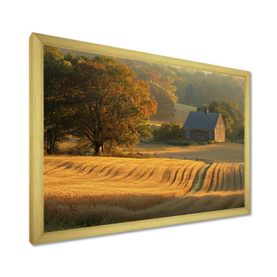 «Countryside Golden Hour On The Farm IV», art mural campagne