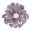 Tapis mauve en polyester tissé à la machine Novelty-1384480334
