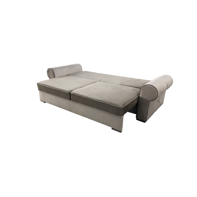 Queen 100'' Upholstered Convertible Sofa