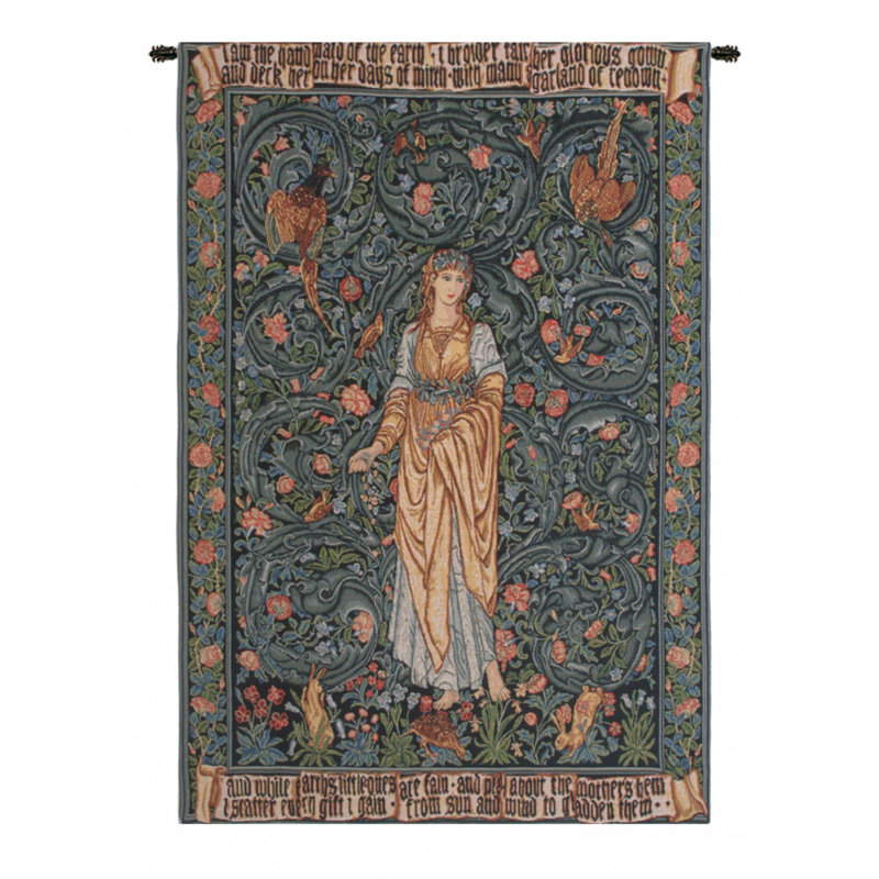 Loom Woven Cotton Blend Wall Hanging, 54" H x 36" W