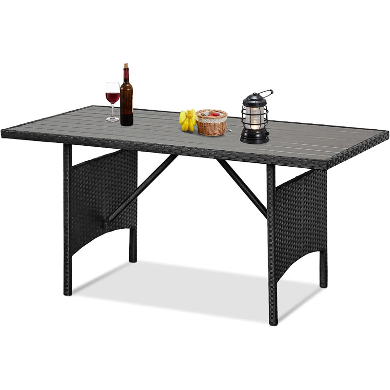 Table de salle à manger Mcgaughey, Noir