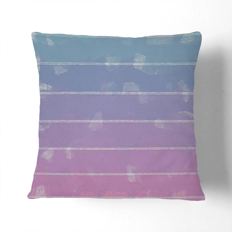 Abstract Square Cushion, 55cm H x 55cm W x 20cm D, Black