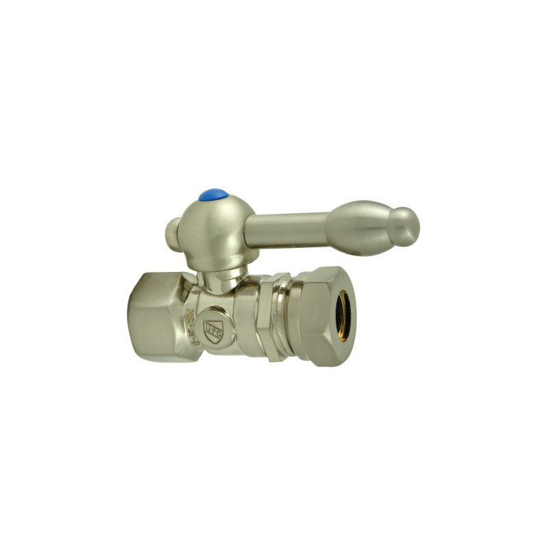 Quarter Decorative Turn Valves, Brushed Nickel