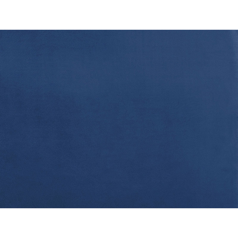 Glaser Upholstered Velvet Bed, 140 x 200cm, Marine Blue