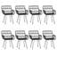 Ensemble repas d'extérieur rectangulaire pour 8 personnes L 78,7 po Anamika-88445903