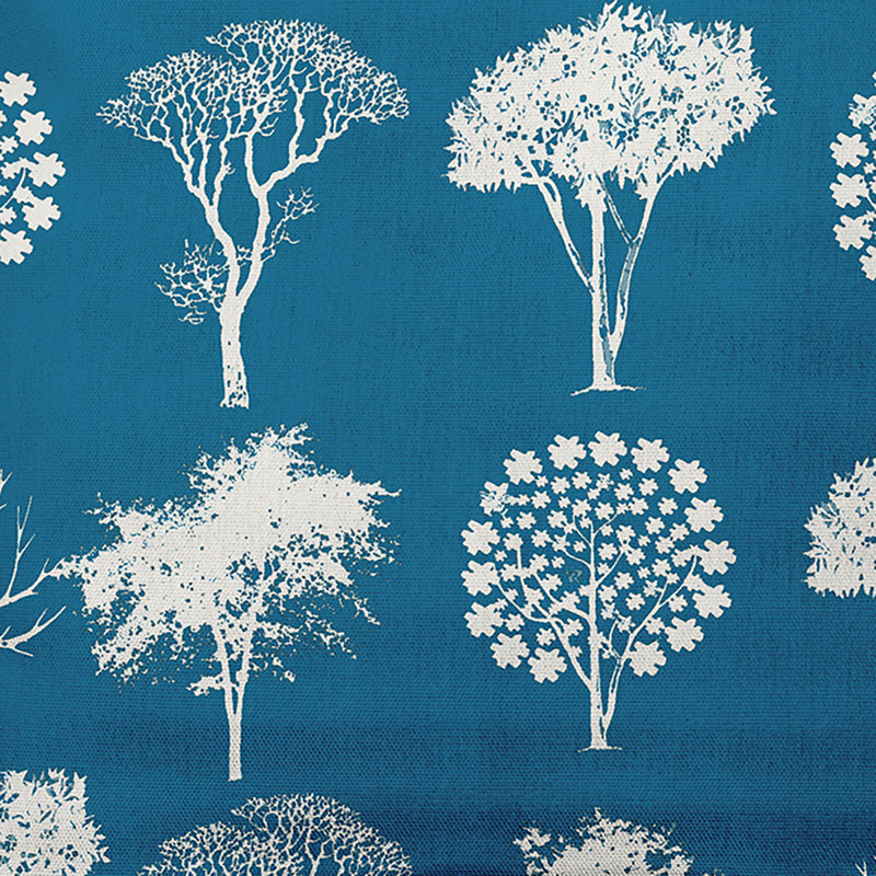 Coussin décoratif intérieur / extérieur Polyfill, Automne bleu, 16 po x 16 po