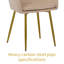 Chaise d'appoint rembourrée en velours Kamai-1999103352