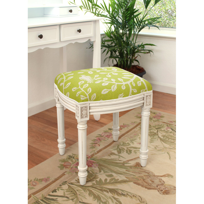Tabouret de coiffeuse Horst, Vert chartreuse