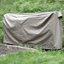 Housse pour support à bûches de bois de chauffage avec support en PVC, 8 pi, kaki-96367513