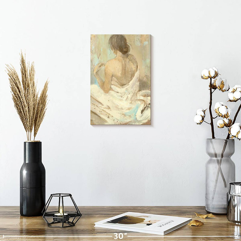 Leisha Abstract Figure Study II, 12" H x 8" W