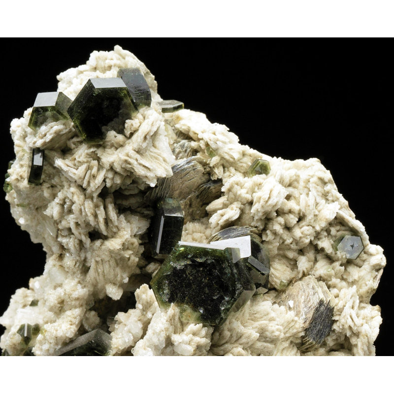 Apatite verte du Minas Gerais, Brésil