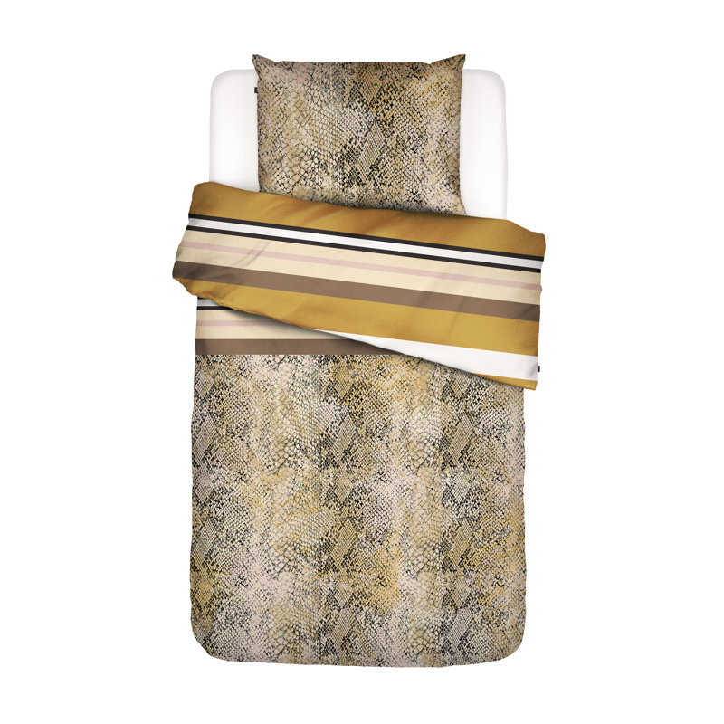 Cleo Cotton Duvet Cover Set, 155 x 220cm Duvet Cover + 2 Pillowcases
