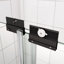 Porte de douche à dérivation, porte coulissante, avec verre trempé de 1/4 po 44-48 po x 70 po-111809637