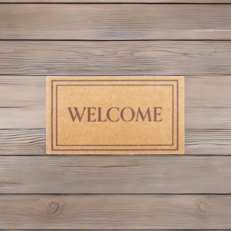 Abdarahman Non-Slip Outdoor Doormat