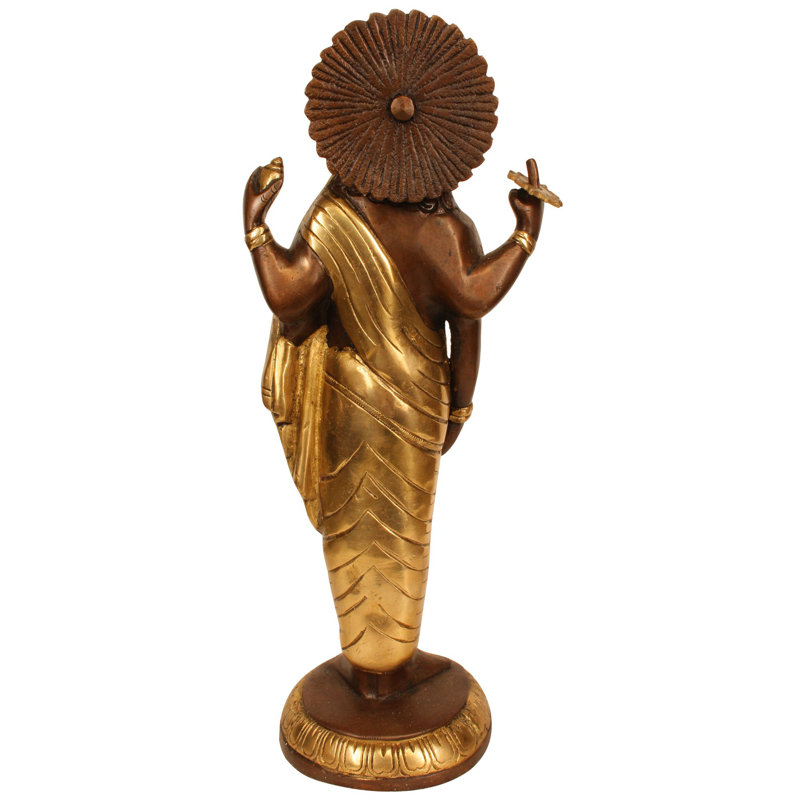 11 "Dhanvantari - Le médecin des dieux en laiton | Fabriqué à la main | Fabriqué en Inde