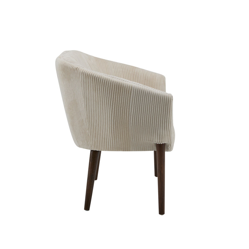 Kerby Recessed Arm Loveseat, Beige