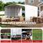 20 Ft. W X 30 Ft. D Garage Metal Shed, Heavy-Duty Steel Carport With Peak Roof