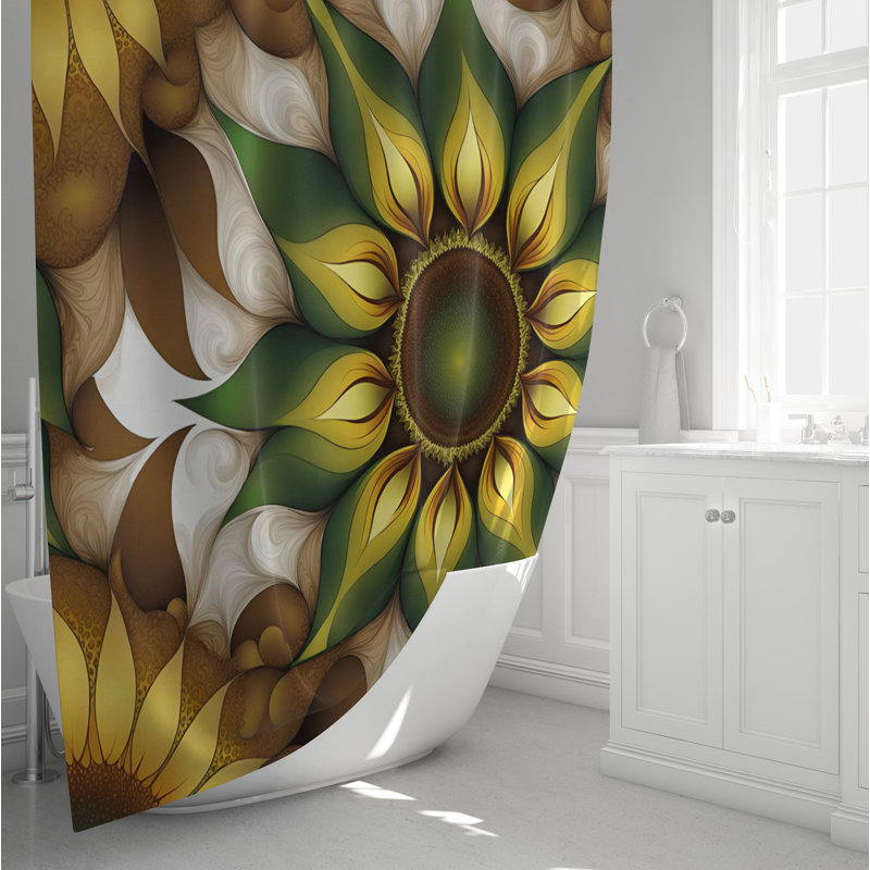 Rideau de douche Floral, H 83 po x l 70 po