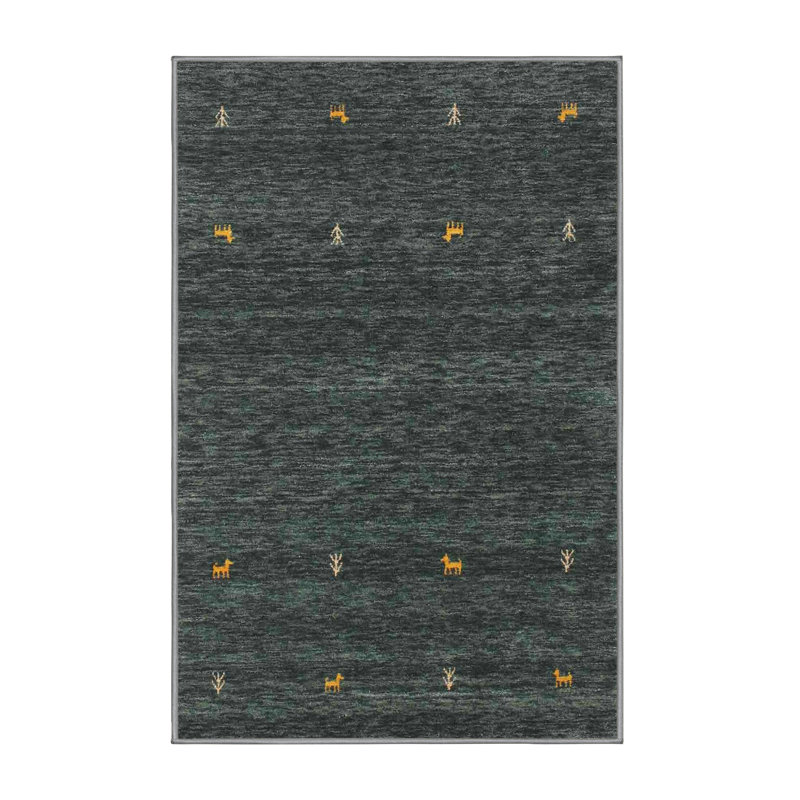 Beeching Indoor Rug, Rectangle 5' x 7'