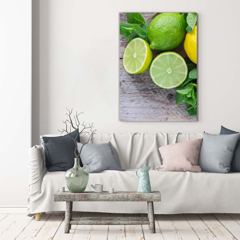 Limes And Lemon - Wrapped Canvas Print