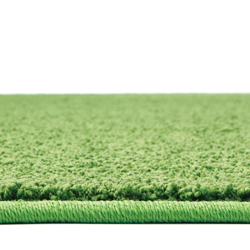 Tapis vert touffeté doux KIDplie, Rectangle 6 pi x 9 pi