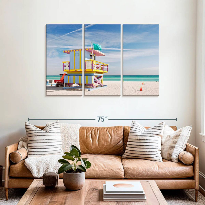 Tour de sauveteur Gillard Miami Beach, H 36 po x l 57 po