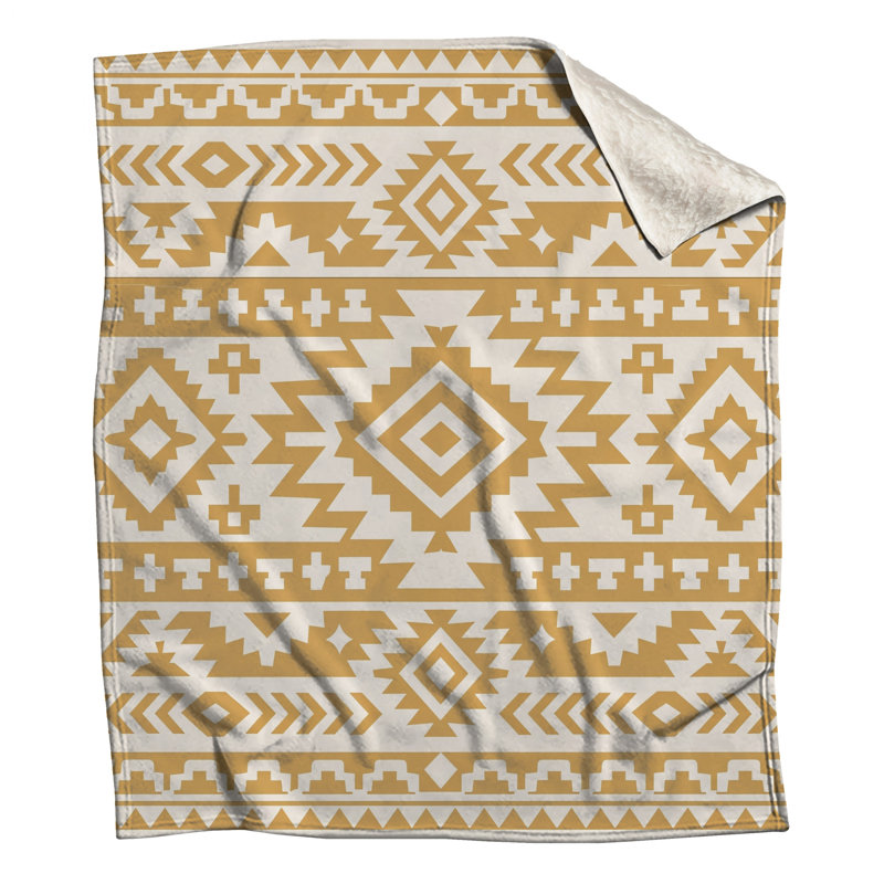 Southwestern Aztec Pattern Blankets, 50in W x 60in H