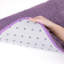 Ensemble de tapis de salle de bain mauve à poils longs 3 pièces mauve, ensembles de tapis de salle de bain à absorption d'eau rapide pour douche, meuble-lavabo et base de toilette-1914804557