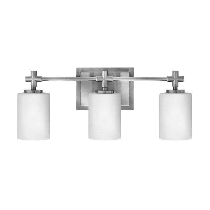 Laurel 3-Light Dimmable Vanity Light, Brushed Nickel