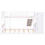 Lit simple superposé blanc avec caractéristiques et tiroirs avec rangement Twintwin - Quality's-2031449008