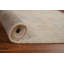Tapis beige en laine noué à la main de conception unique 2 pi 0 po x 3 pi 9 po New Age