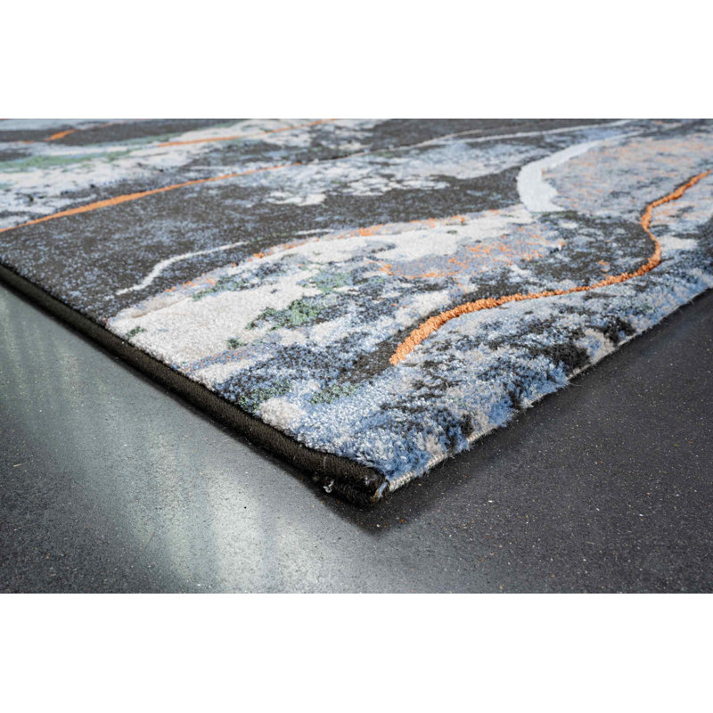 Ayan Abstract Area Rug, Rectangle 200 cm x 290 cm