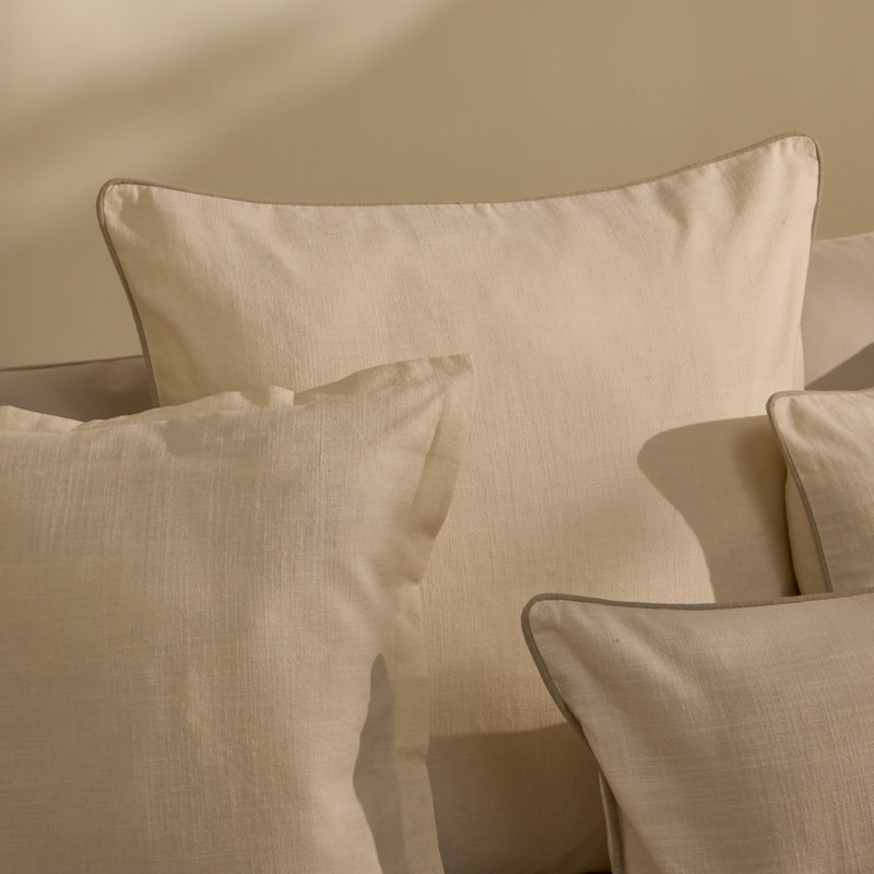 Indoor / Outdoor Square Cushion Cover, Ivory