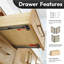 Maho 72'' Single Bathroom Vanity with Engineered Stone Top