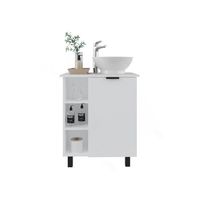 Stites Vanity Sink, Bathroom, White, White