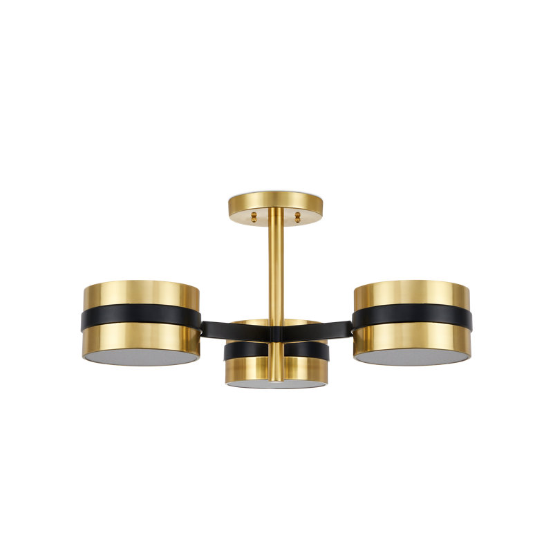 Heybrook 3 - Light LED Semi Flush Mount