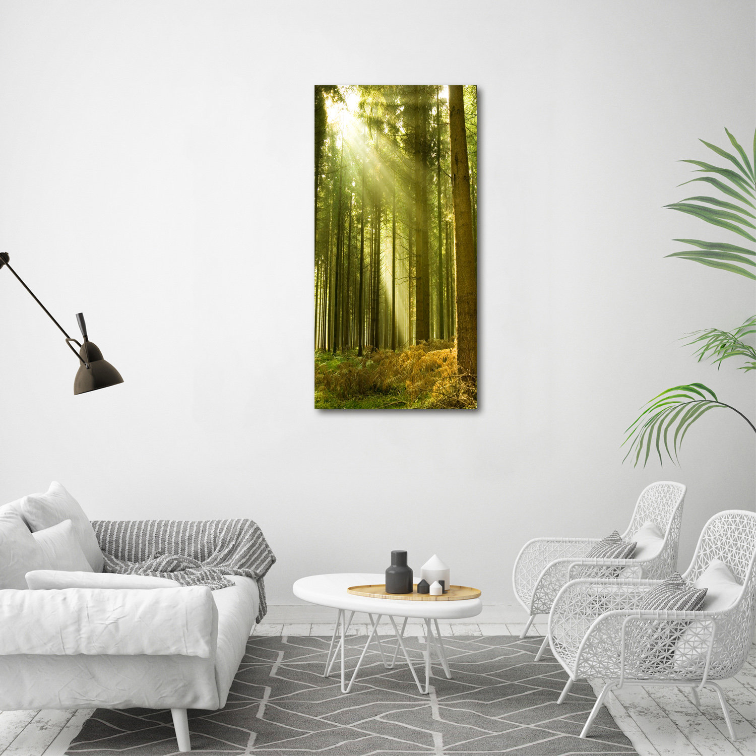 Union Rustic Sun In The Forest - Wrapped Canvas Art Prints | Wayfair.co.uk