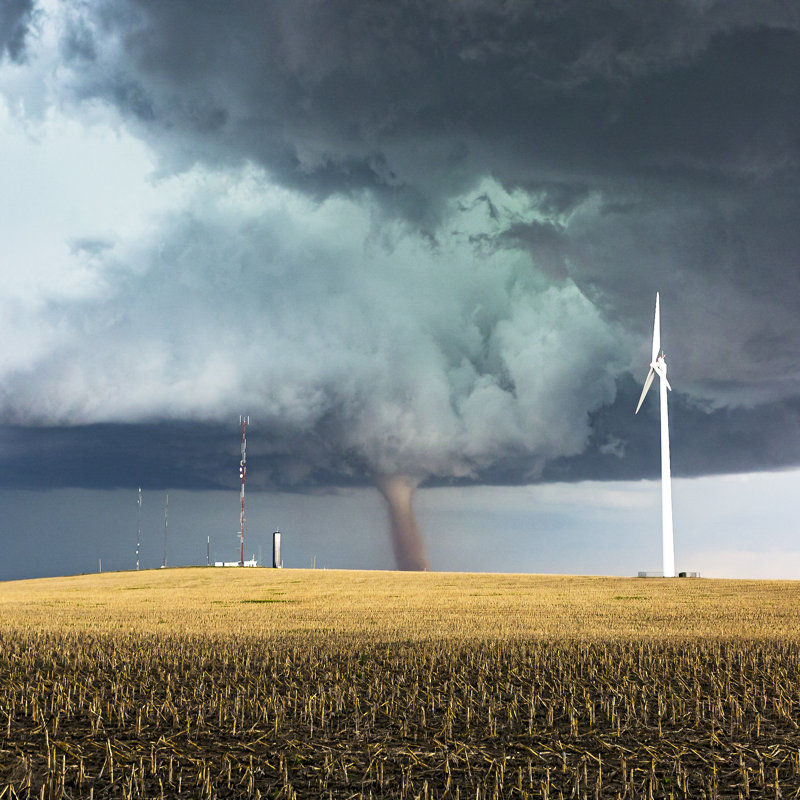 Dangerous tornado with wind 533717052, 51cm H x 51cm W