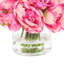 Peony Bouquet In Glass Vase