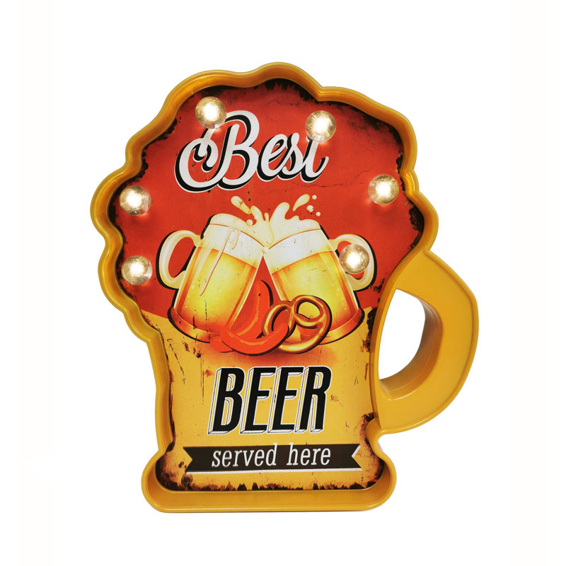 Dagrin 14 in. 3 lb. Food & Beverage Themed LED Marquee Sign Novelty Light