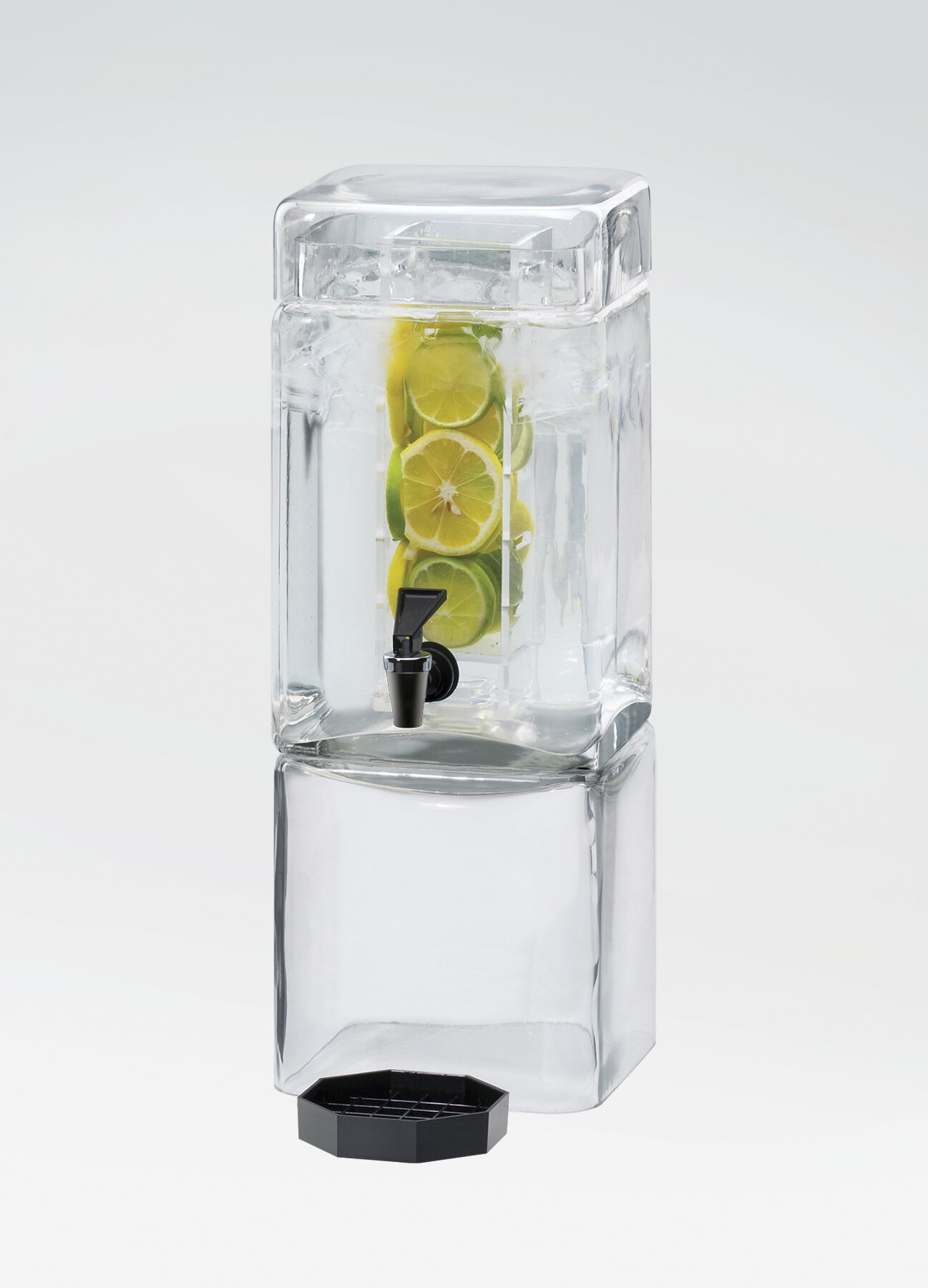 3.5 Gallon Beverage Dispenser - Clear Drink Dispenser, 3.5 Gallon Plastic  Bevera