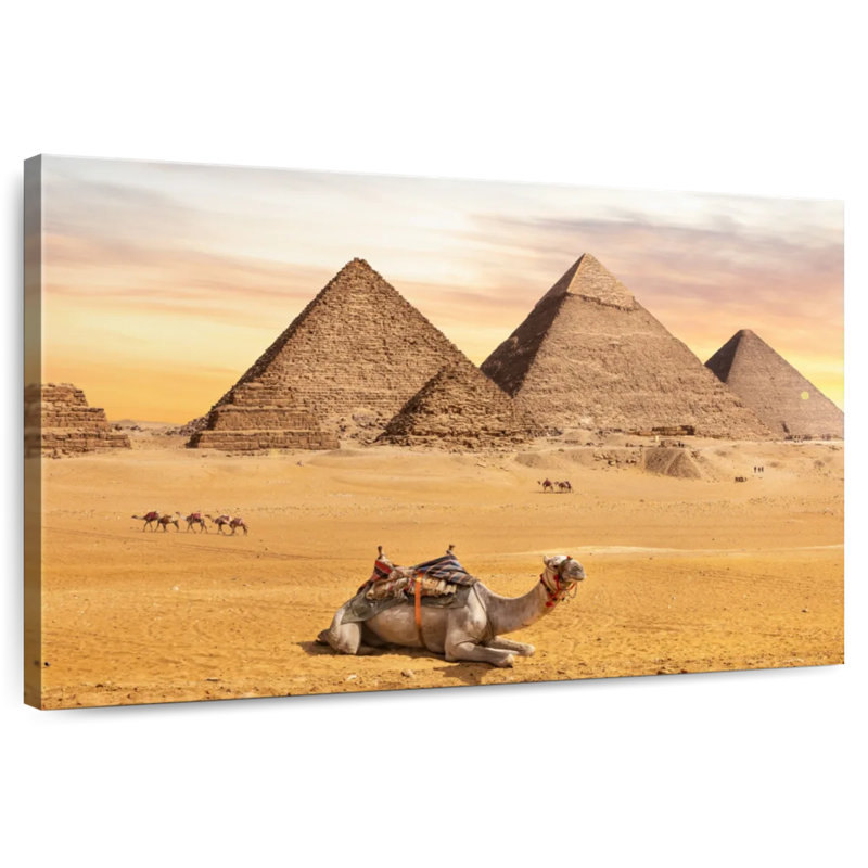 Adella Great Giza Pyramids, 34" H x 51" W