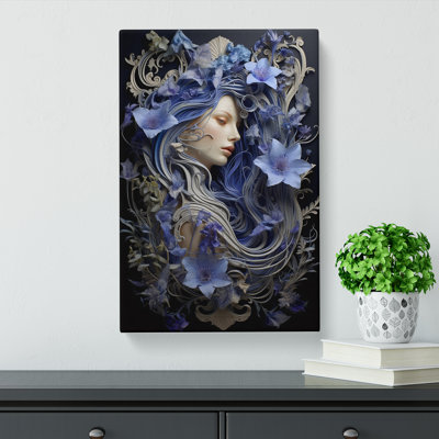 Bluebell Flower Rococo - No Frame Print