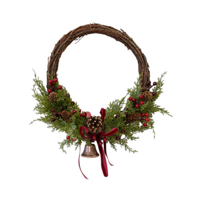 30 cm Twig Artificial Wreath
