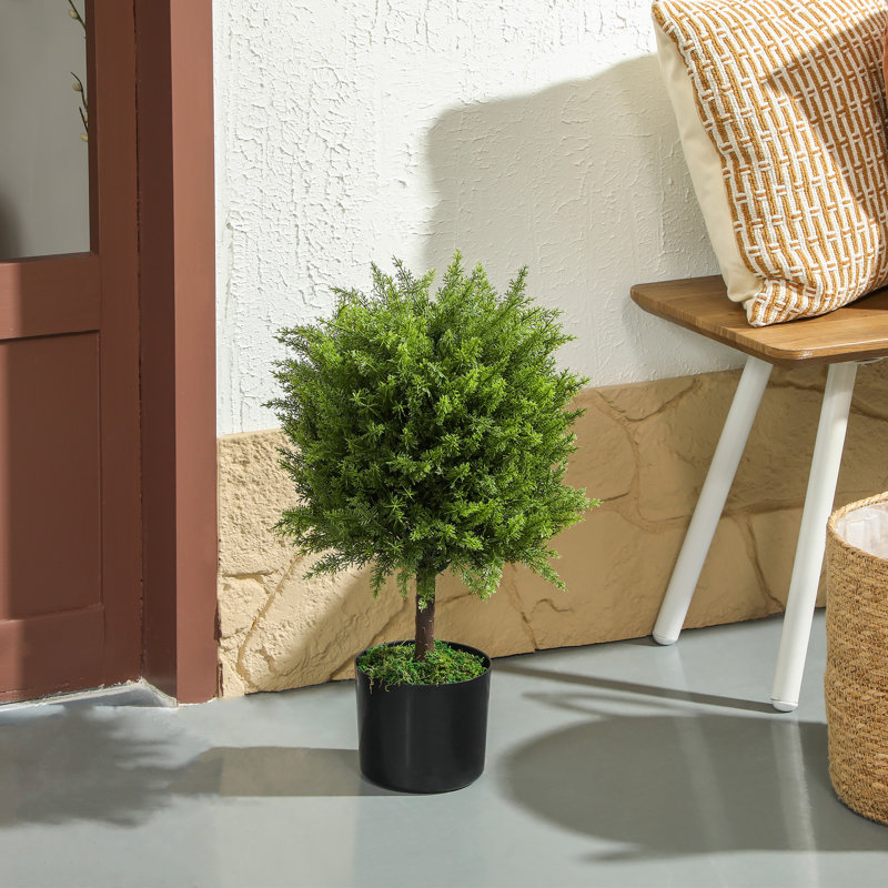 Ensemble de 2 plantes artificielles décoratives, plantes artificielles pour la maison, vert
